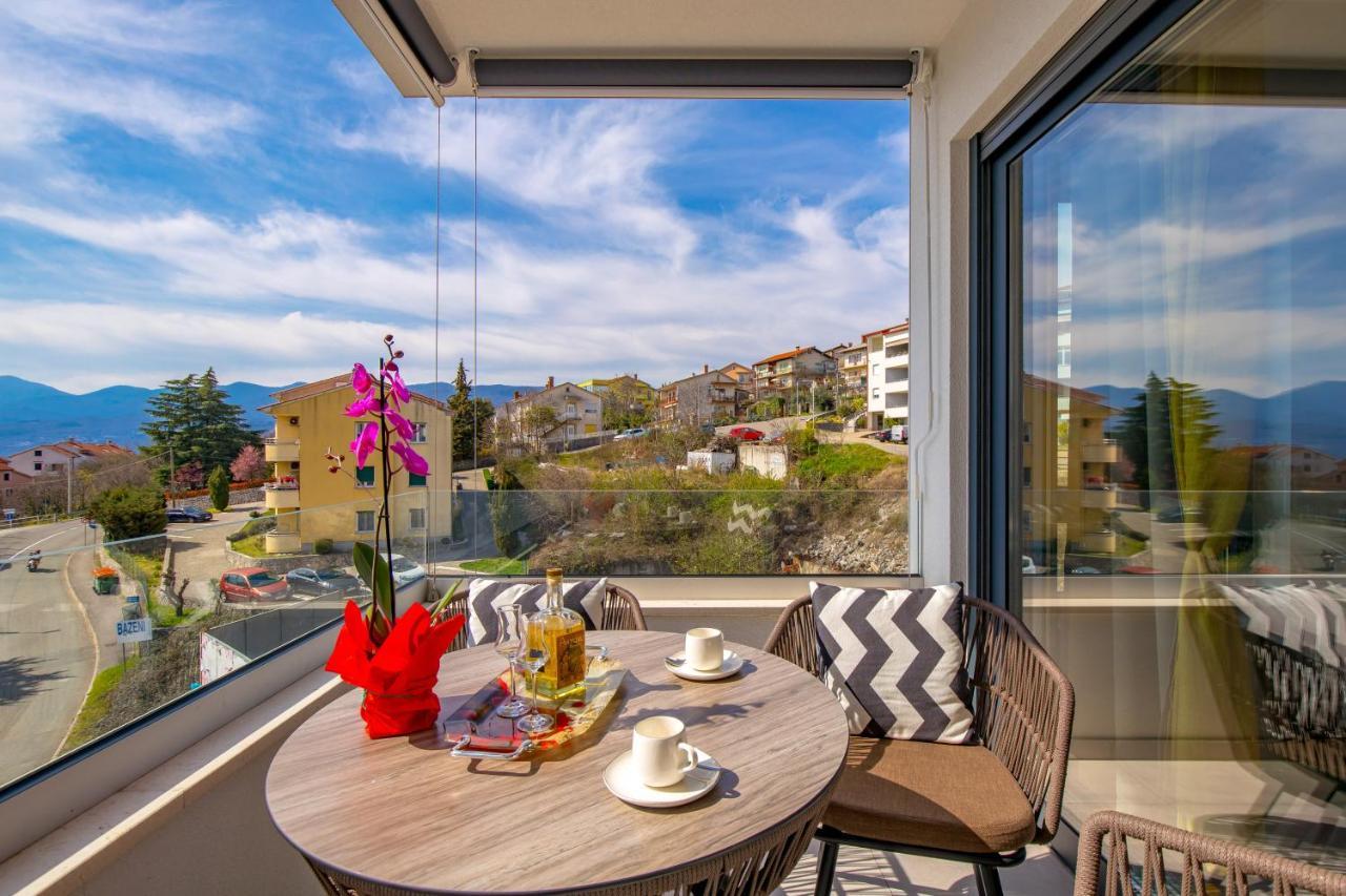 Apartment Top View With Balcony And Private Parking Ριέκα Εξωτερικό φωτογραφία